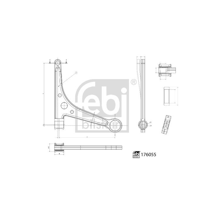 Bras de liaison, suspension de roue