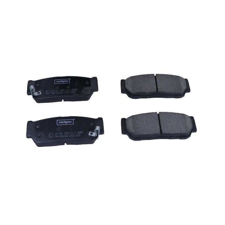 Kit de plaquettes de frein, frein à disque